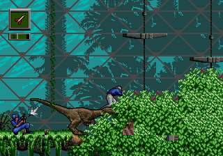 Jurassic Park - Rampage Edition (USA, Europe) In game screenshot
